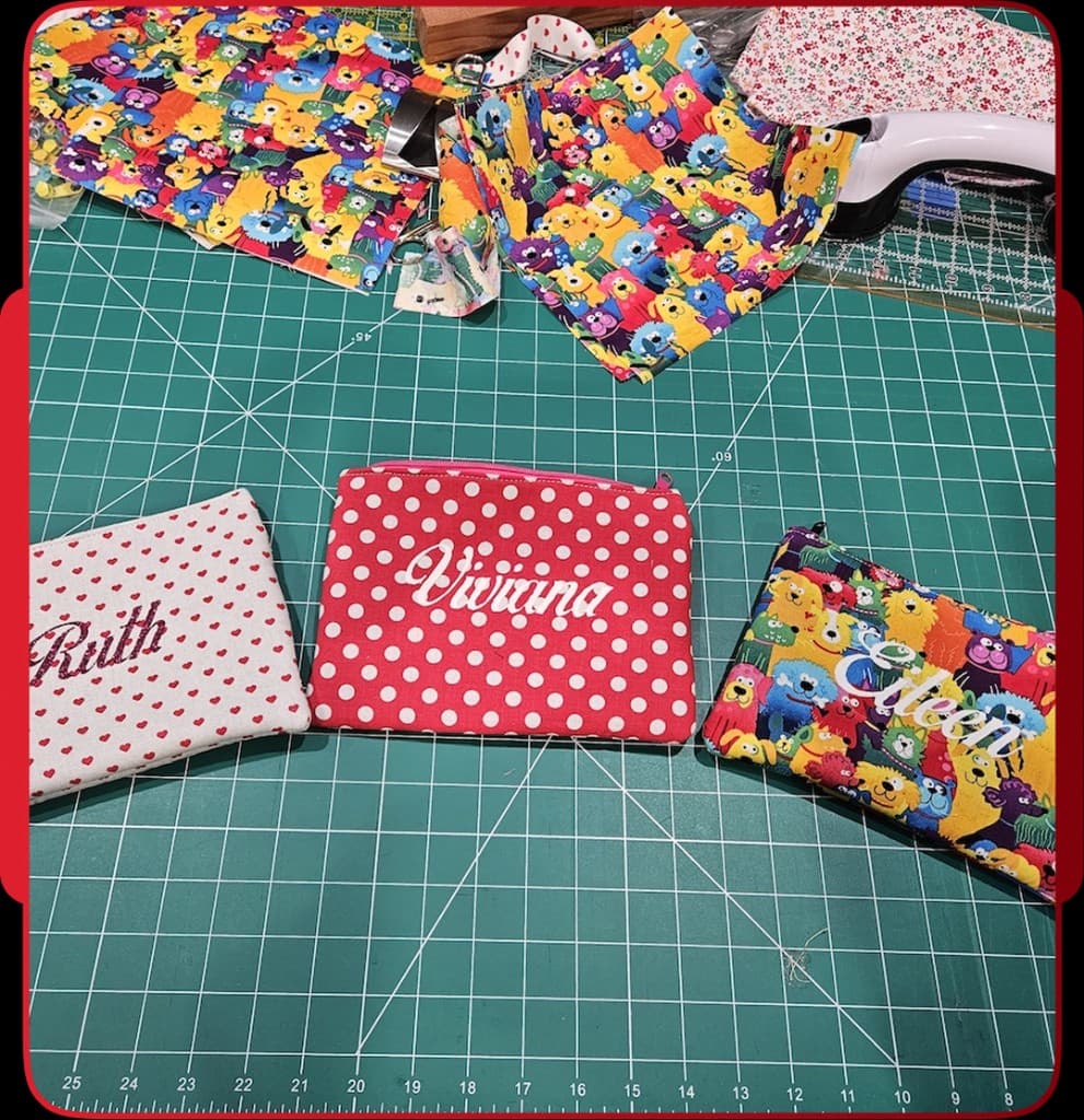 Handcrafted personalized celebration pouch